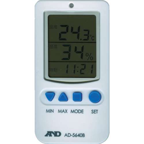 ■Ａ＆Ｄ　温度湿度アラーム付き温湿度計　AD-5640B