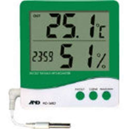 Ａ＆Ｄ　時計付き内外温度・湿度計　AD5682