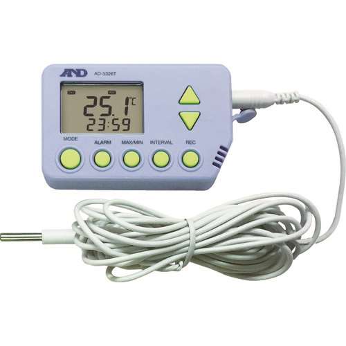 ■Ａ＆Ｄ　デジタル温度データロガー（外部温度センサー付き）　ＡＤ‐５３２６ＴＴ AD5326TT