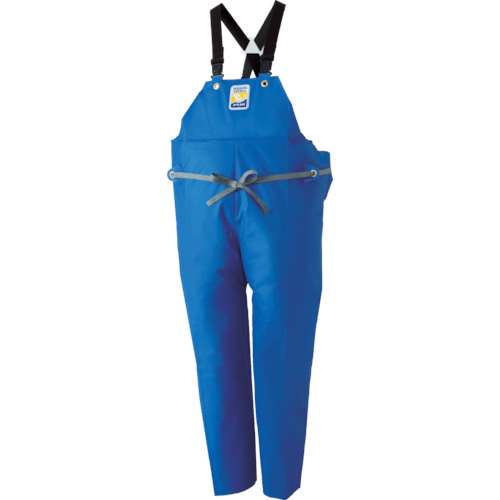 ■ロゴス　マリンエクセル　胸当て付きズボン膝当て付きサスペンダー式　ブルー　３Ｌ　12063150
