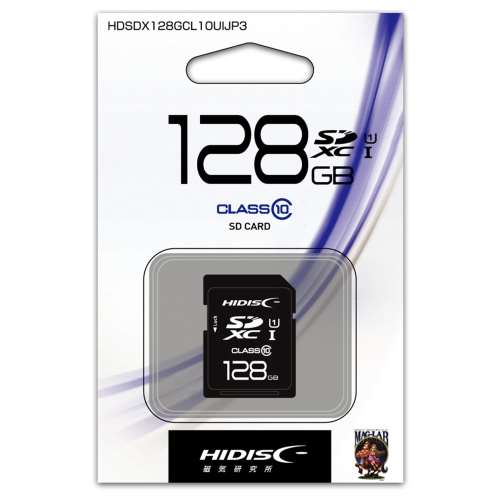 HIDISC ＳＤカード128GB　HDSDH128GCL10UIJP3