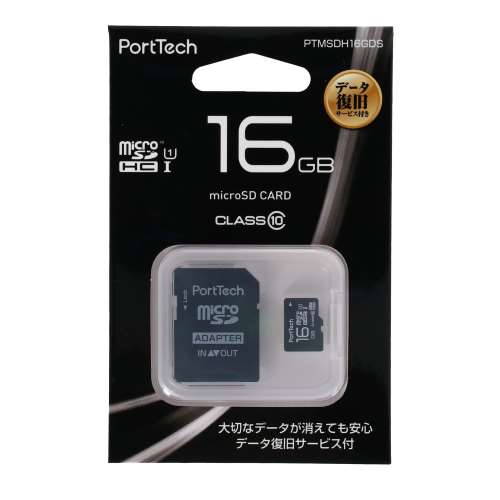 PortTech マイクロＳＤ　１６ＧＢ ＰＴＭＳＤＨ１６ＧＤＳ