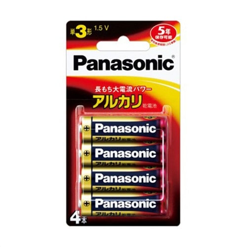 パナソニック（Pａｎａｓｏｎｉｃ）　アルカリ電池３×４　ＬＲ６ＸＪ／４Ｂ