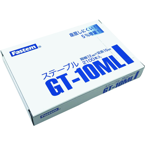 ■タチカワ　ガンタッカ＆ハンマータッカ用ステ‐プル　２１００本入り GT10ML