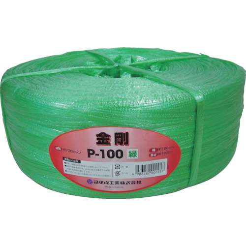 ■ツカサ　手結束用ＰＰ縄（ツカサテープ）Ｐ‐１００ＧＮ　緑　P-100GN