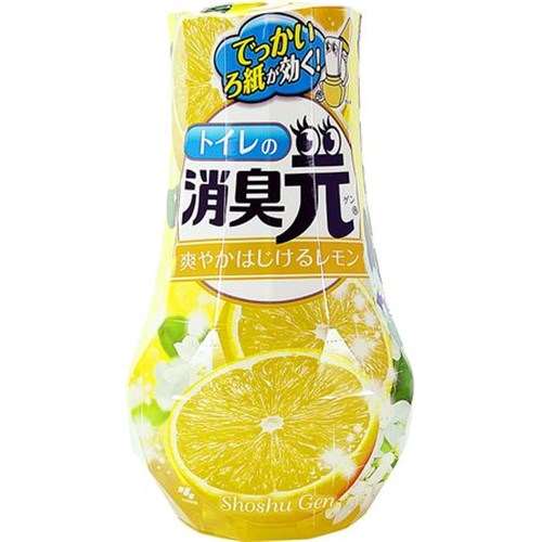 トイレの消臭元　爽やかはじけるレモン　400ｍｌ　×16個セット