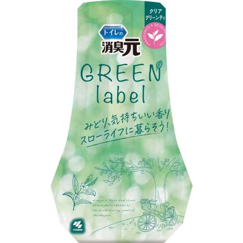 小林製薬　トイレの消臭元　グリーンラベル　グリーンティ４００ｍｌ