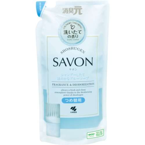 小林製薬　消臭元ＳＡＶＯＮ　ブルーソープ替４００ｍｌ