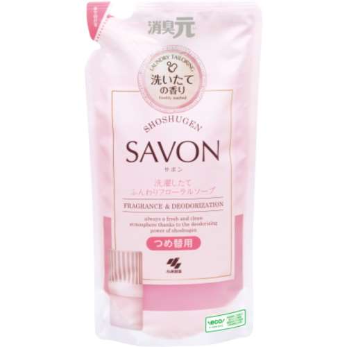 小林製薬　消臭元ＳＡＶＯＮ　フローラルソープ替４００ｍｌ