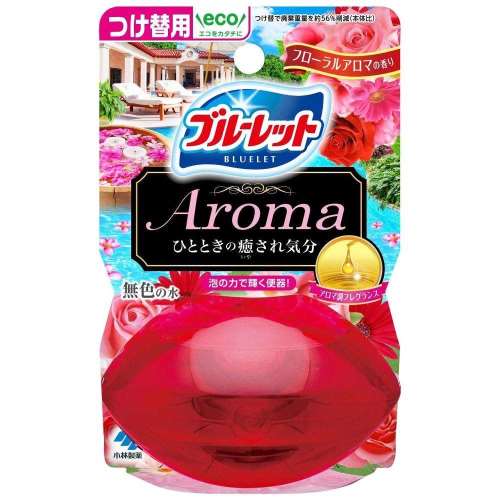 小林製薬 液体ブルーレットおくだけアロマつけ替用　フローラルアロマの香り 70mL
