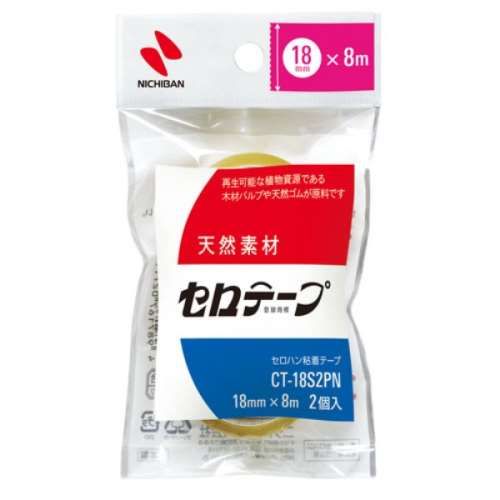 ニチバン　セロテープＣＴ‐１８　１８ｍｍ×８ｍ　２Ｐ