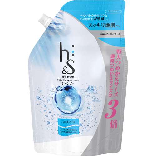 P&G エイチアンドエス フォーメン(h&s for men) スカルプＥＸシャンプー詰替 超特大 ９００ｍｌ