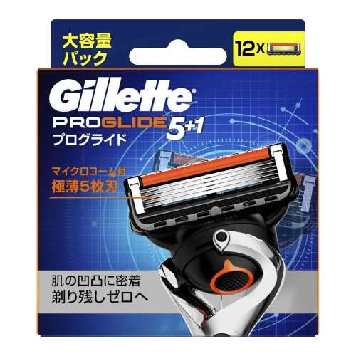 P&G　プログライドマニュアル替刃１２Ｂ　替刃１２個入