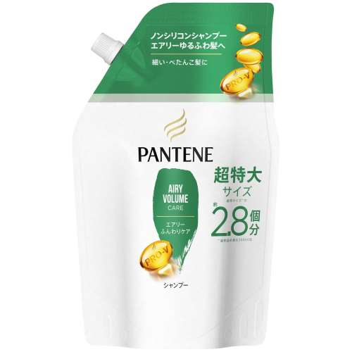 P&G パンテーン エアリーふんわりケア シャンプー つめかえ超特大サイズ 860ml
