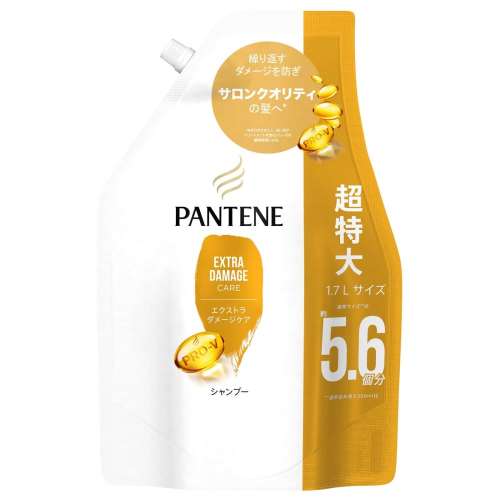 P&G パンテーン エクストラダメージケア シャンプー つめかえ超特大 1700ml