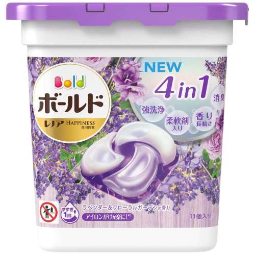P&G ボールドジェルボール４Ｄ ラベンダー＆フローラルガーデンの香り 本体 11個
