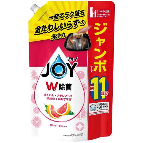 P&G　除菌ジョイコンパクト　ピンクグレープフルーツ替ジャンボ１４２５ｍｌ