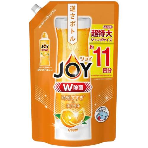 P&G 除菌ジョイコンパクト 贅沢シトラスオレンジの香り 詰替ジャンボサイズ 1425mL