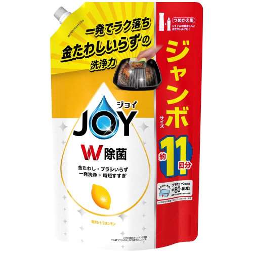 P&G　除菌ジョイコンパクト　レモン替ジャンボ１４２５ｍｌ