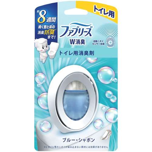 P&G　ファブリーズＷ消臭　トイレ用 ブルー・シャボン ６．３ｍｌ