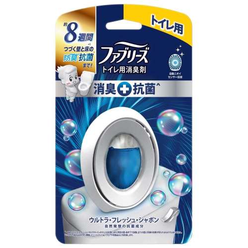 P&G ファブリーズＷ消臭 トイレ用消臭剤＋抗菌 ウルトラ・フレッシュ・シャボン 6.3mL