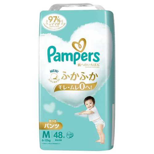 P&G パンパース 肌へのいちばんパンツ スーパージャンボ Ｍ たっち 48枚