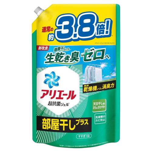 プロクター・アンド・ギャンブル・ジャパン　アリエールジェル　部屋干し替ウルトラ１４８０ｇ