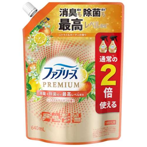 プロクター・アンド・ギャンブル・ジャパン　ファブリーズ除菌消臭　シトラス替特大６４０ｍｌ
