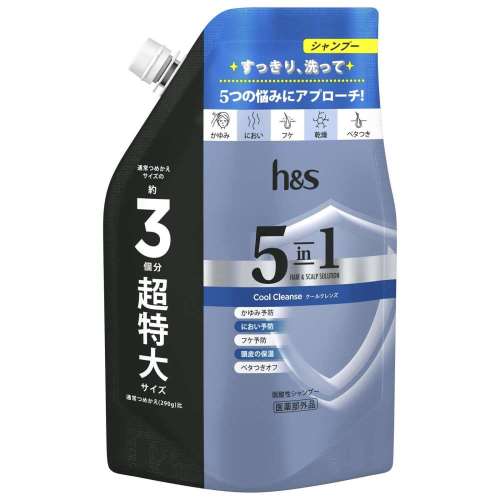 プロクター・アンド・ギャンブル・ジャパン　ｈ＆ｓ５ｉｎ１　ＣクレンズＳＰ超特大替８５０ｇ