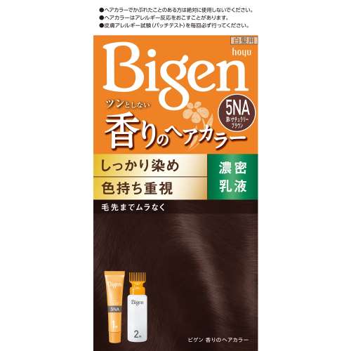 ビゲン　香りのヘアカラー　乳液　５ＮＡ　深いナチュラリーブラウン