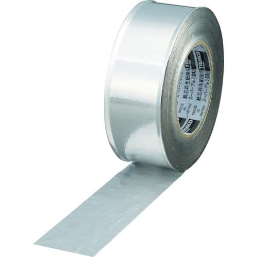 ■トラスコ中山(TRUSCO)　スーパーアルミ箔粘着テープ　ツヤあり　幅５０ｍｍＸ長さ５０ｍ　TRAT50-1