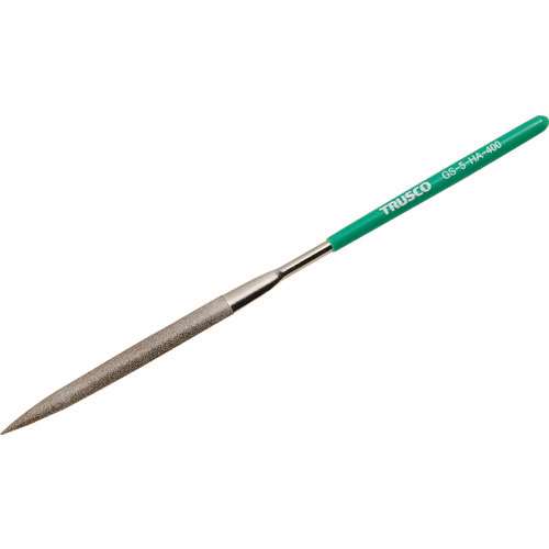 ■ＴＲＵＳＣＯ　ダイヤモンドヤスリ　精密用　１０本組　半丸 GS10HA400