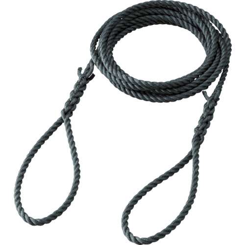 ■トラスコ中山(TRUSCO)　台付ポリプロンピレンロープ　線径９ｍｍＸ長さ５ｍ  TPP-95