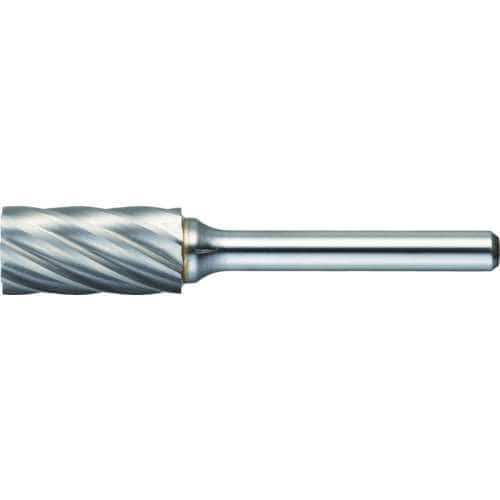 ■トラスコ中山(TRUSCO)　超硬バー　円筒型　Φ１２．７Ｘ刃長２５Ｘ軸６　アルミカット　TA1C127