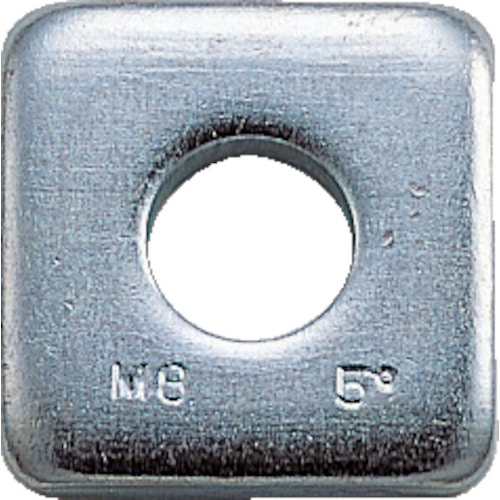 ■トラスコ中山(TRUSCO)　テーパーワッシャー　ユニクロム　サイズＭ６（１／４）　１８個入  B55-0006