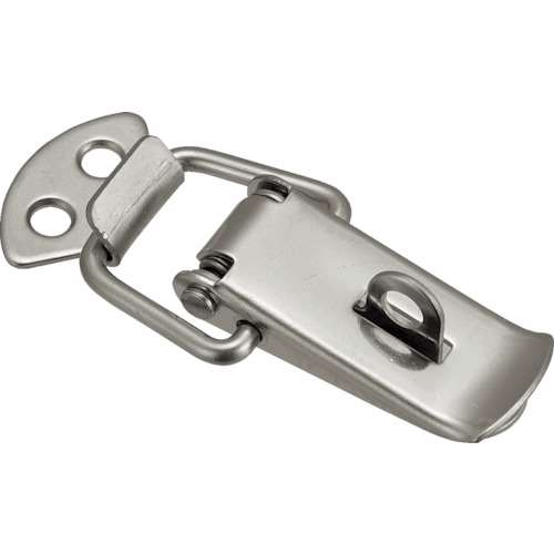 ■トラスコ中山(TRUSCO)　パッチン錠　鍵穴付タイプ・スチール製  P-21  (4ｺｲﾘ)