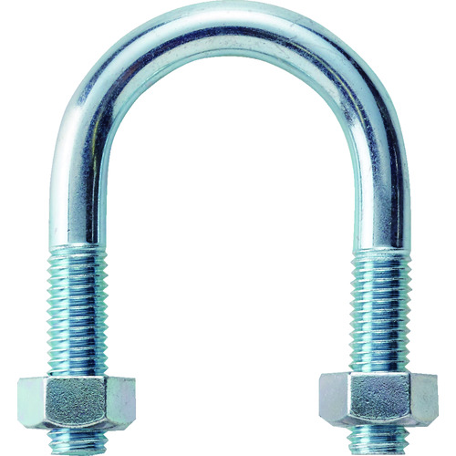 ■ＴＲＵＳＣＯ　ＳＧＰ用Ｕボルト　三価ユニクロ　呼び径２０Ａ　ねじ径Ｍ８ TSGP2BTM820A