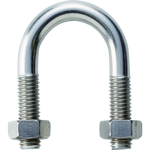 ■ＴＲＵＳＣＯ　ＳＧＰ用Ｕボルト　ＳＵＳ３０４　呼び径１５Ａ　ねじ径Ｍ８ TSGPBTM815AS
