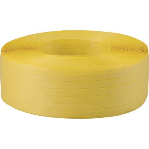 ■トラスコ中山(TRUSCO)　手締用ＰＰバンド　１５．５ｍｍＸ１０００ｍ巻　黄　TPP-155　Y