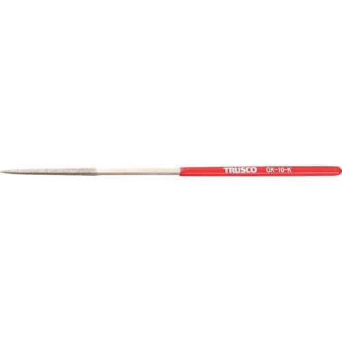 ■トラスコ中山(TRUSCO)　ダイヤモンドヤスリ　鉄工用　１０本組　角　GK-10-K