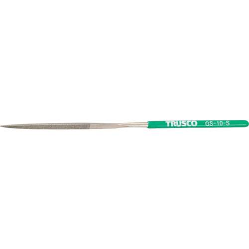 ■トラスコ中山(TRUSCO)　ダイヤモンドヤスリ　精密用　１０本組　三角　GS-10-S