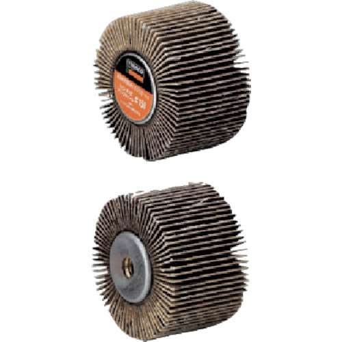 ■トラスコ中山(TRUSCO)　スピンネジ式フラップホイール　外径４０　５個入　３２０♯　SF-4025　320
