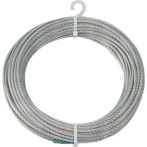 ■トラスコ中山(TRUSCO)　ステンレスワイヤロープ　Φ４．０ｍｍＸ２０ｍ  CWS-4S20  (4MMX20M)