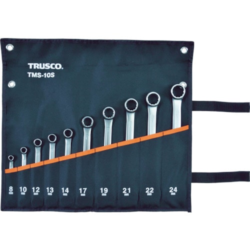 ■トラスコ中山(TRUSCO)　コンビネーションスパナ（スタンダード）　セット　（１０本組）  TMS-10S