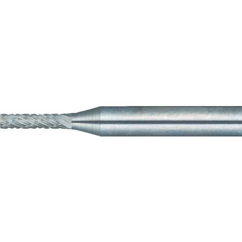 ■トラスコ中山(TRUSCO)　超硬バー　円筒型　Φ１．５Ｘ刃長６Ｘ軸３　ロング　ダブルカット　TB1A015L75