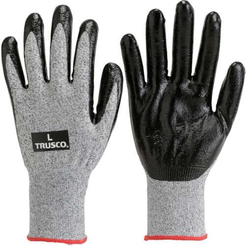 ■トラスコ中山(TRUSCO)　耐切創手袋　ＮＢＲ　＃５　Ｌ　TCRG-5NBR-L