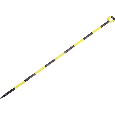■トラスコ中山(TRUSCO)　カラー異形ロープ止め丸型黄黒  TRM-13150I  YB(ｷ/ｸﾛ)