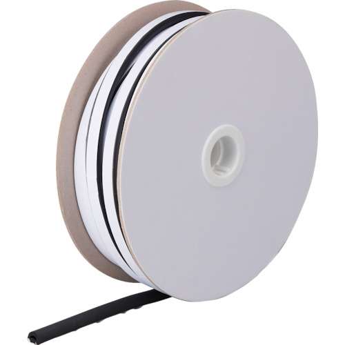 ■トラスコ中山(TRUSCO)　粘着付Ｄ型スポンジ　１５ｍｍ×１０ｍｍ×２５ｍ　TSDN-1510-25