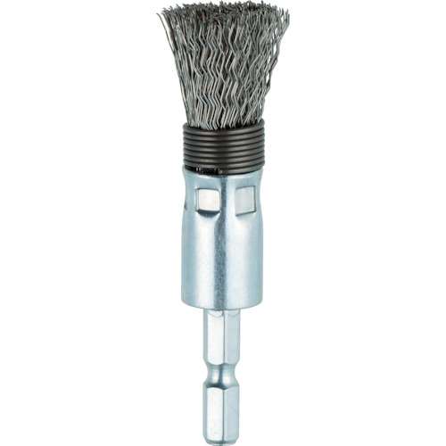 ■トラスコ中山(TRUSCO)　六角軸筒型ブラシΦ１５Ｘ６．３５　ＳＵＳ　０．３スプリング付　TEBS6-15SUS