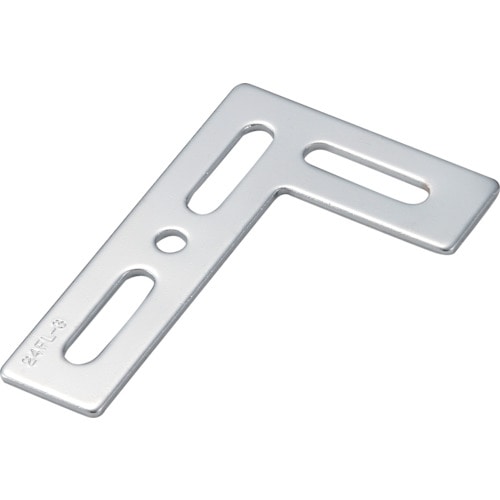 ■トラスコ中山(TRUSCO)　ジョイント金具２４型フラットクローム寸法１００×６５穴  TK24-FL3C
